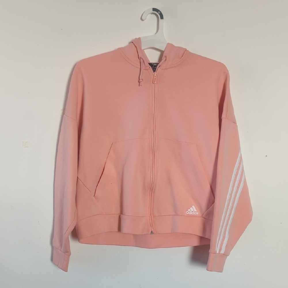 Peachy Adidas Zip up Hoodie